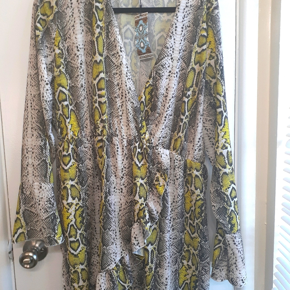 SNAKE print dress